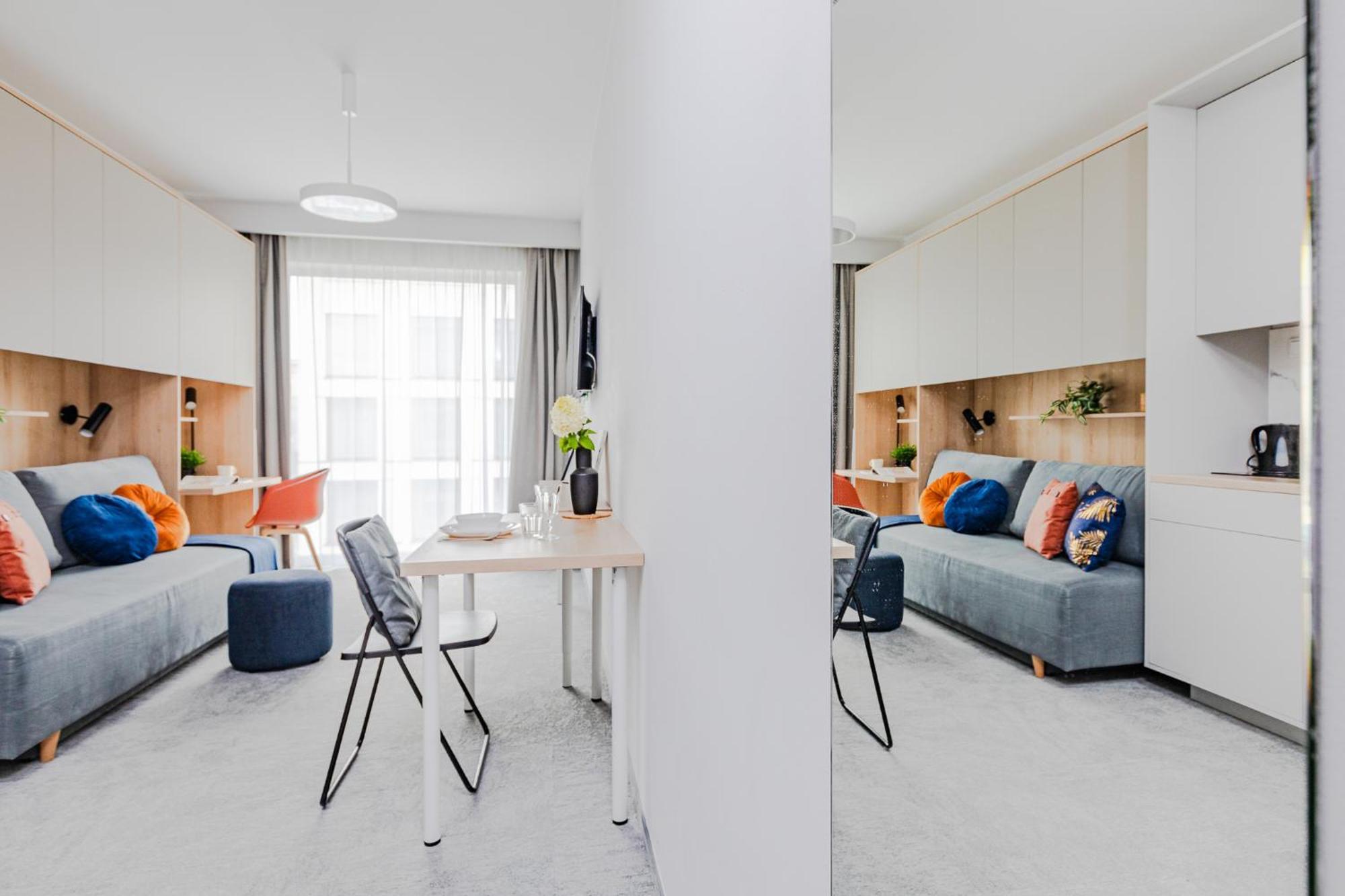 Superapart Wilanow Ministudio, Medicover, Swiatynia Opatrznosci Warschau Buitenkant foto